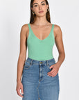 TOP DEBARDEUR LOLITA GREEN PULL KOOKAI Mode Kookai