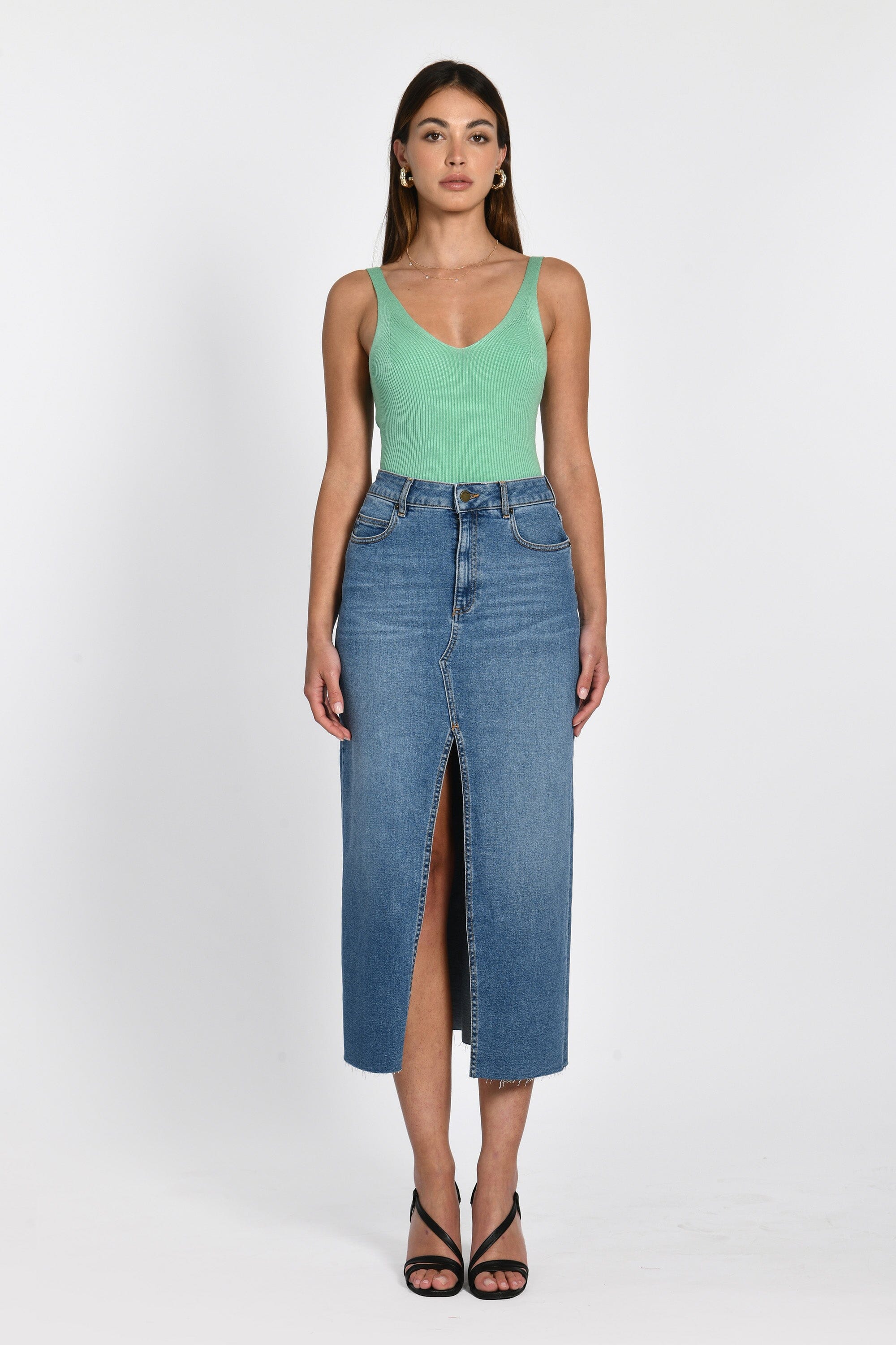 TOP DEBARDEUR LOLITA GREEN PULL KOOKAI Mode Kookai