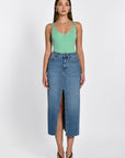 TOP DEBARDEUR LOLITA GREEN PULL KOOKAI Mode Kookai