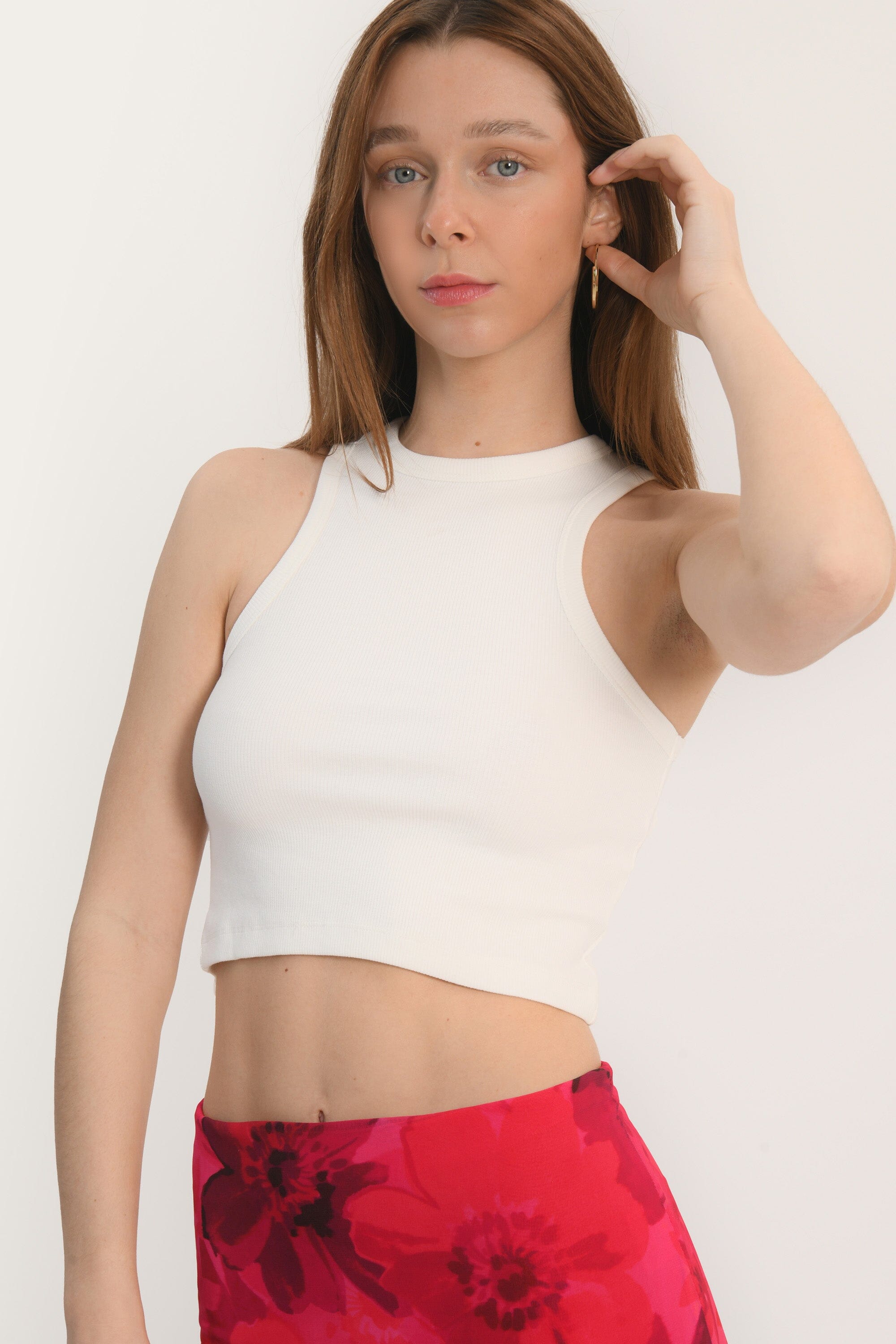 TOP DOS NU - ARIZONA - BLANC TEE SHIRT KOOKAI Mode Kookai