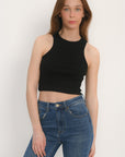 TOP DOS NU - ARIZONA - NOIR TEE SHIRT KOOKAI Mode Kookai