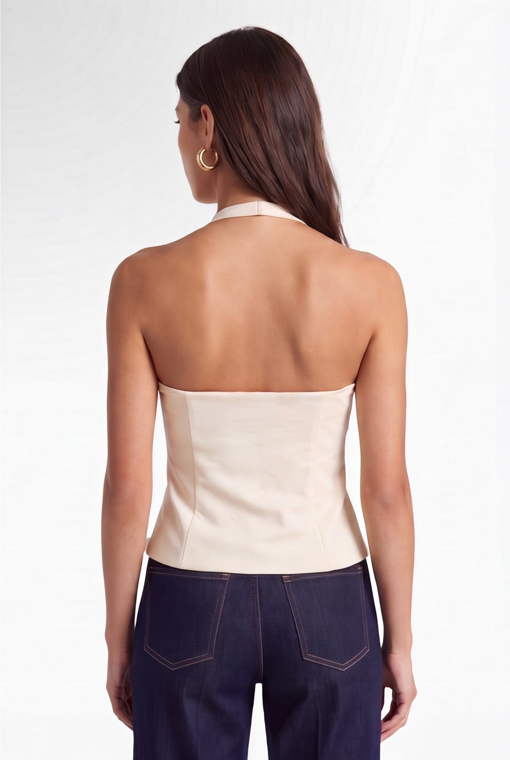 TOP DOS NU CLARENCE - CREME TOP NEW KOOKAI Mode Kookai