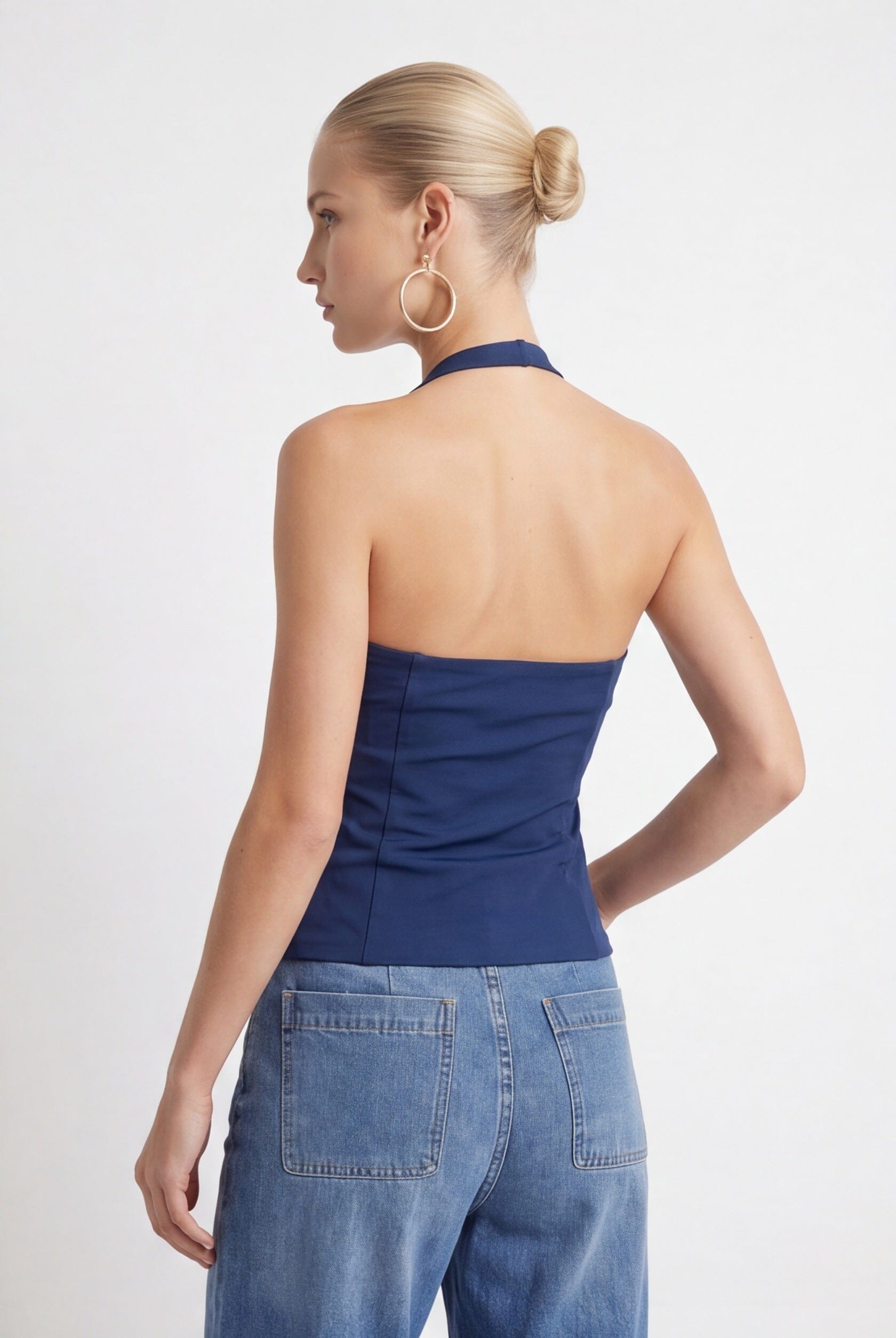 TOP DOS NU CLARENCE - INDIGO TOP NEW KOOKAI Mode Kookai