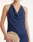 TOP DOS NU - CRYSTAL - ARDOISE TOP NEW KOOKAI Mode Kookai