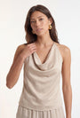 TOP DOS NU - CRYSTAL - BEIGE TOP NEW KOOKAI Mode Kookai