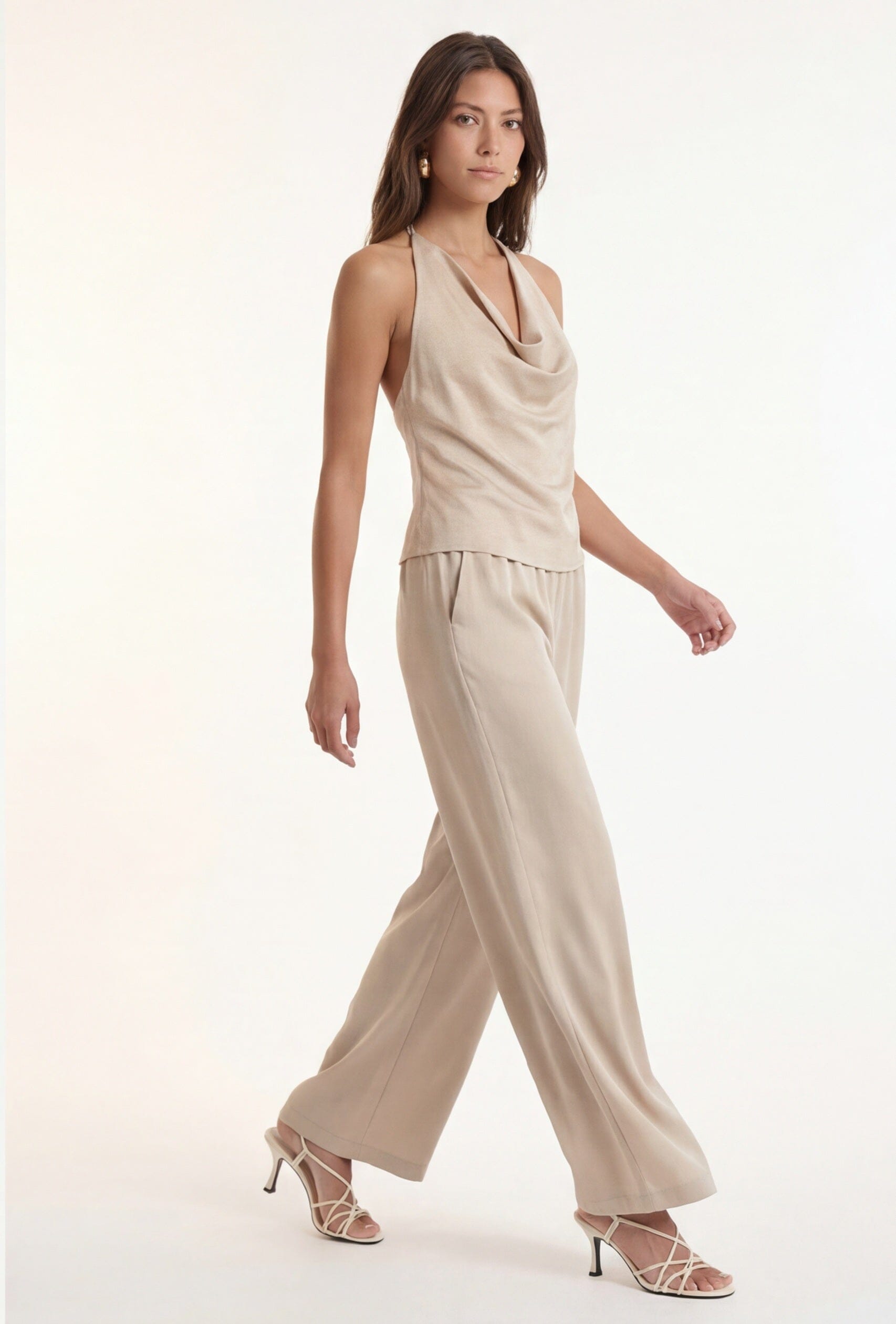 TOP DOS NU - CRYSTAL - BEIGE TOP NEW KOOKAI Mode Kookai