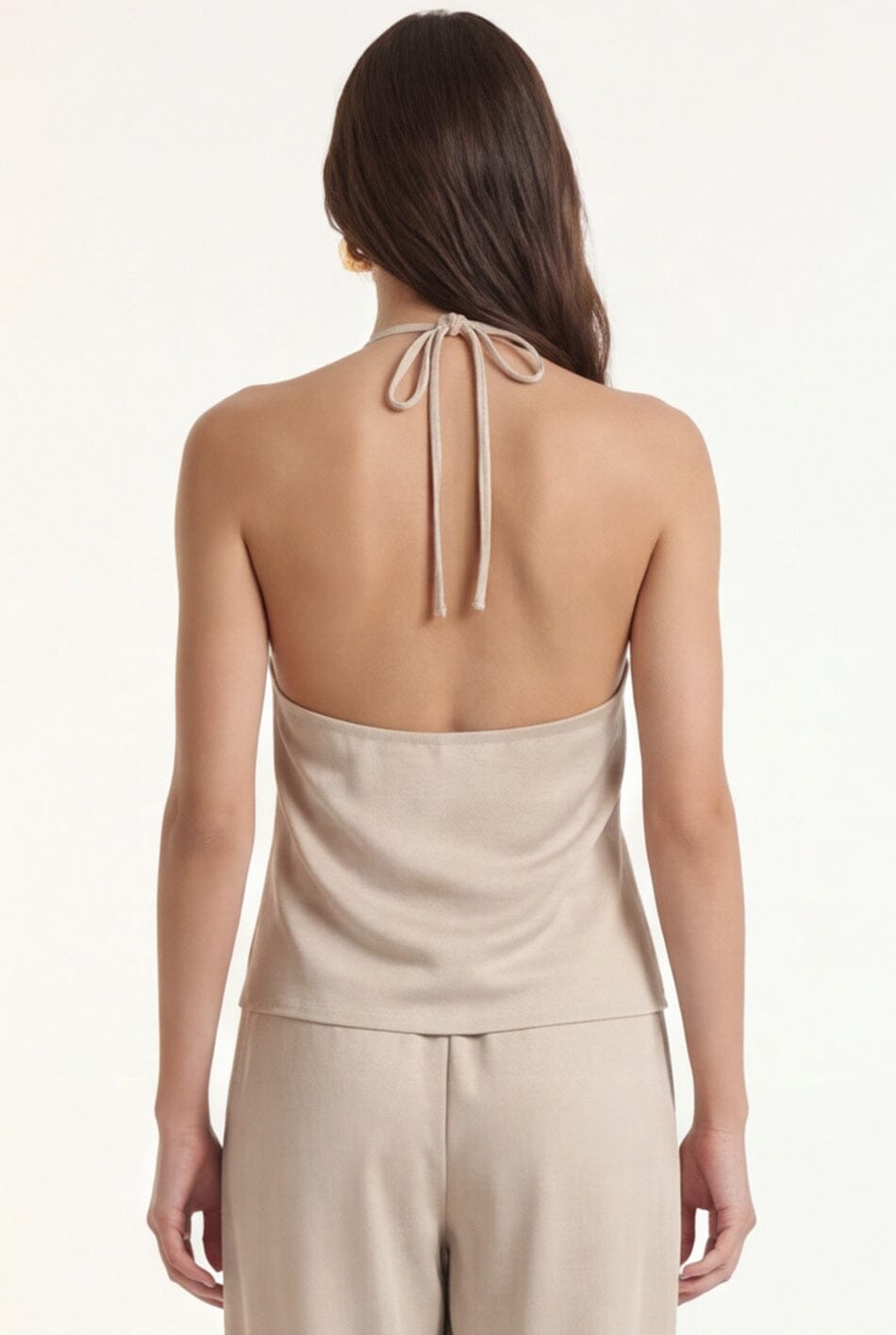 TOP DOS NU - CRYSTAL - BEIGE TOP NEW KOOKAI Mode Kookai
