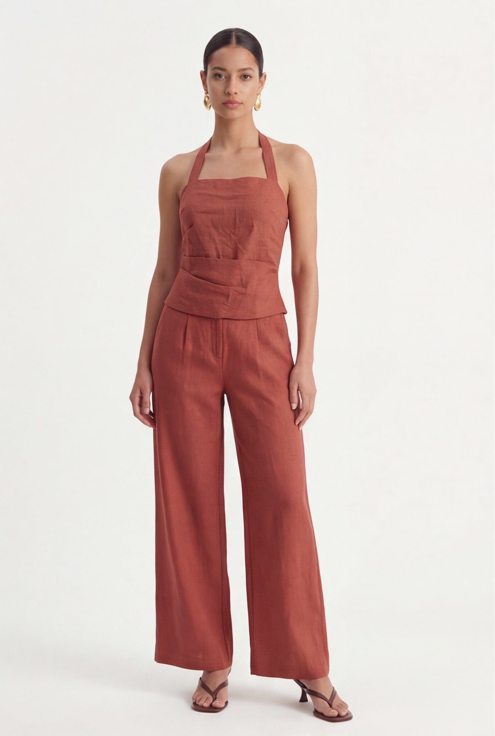 TOP DOS NU LIN - CHELSEA - TERRACOTTA TOP NEW KOOKAI Mode Kookai