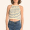 TOP - ÉCRU/BLEU - ADA PULL KOOKAI Mode Kookai