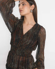 TOP - JANET - MULTI GOLD TOP NEW KOOKAI Mode Kookai