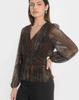 TOP - JANET - MULTI GOLD TOP NEW KOOKAI Mode Kookai
