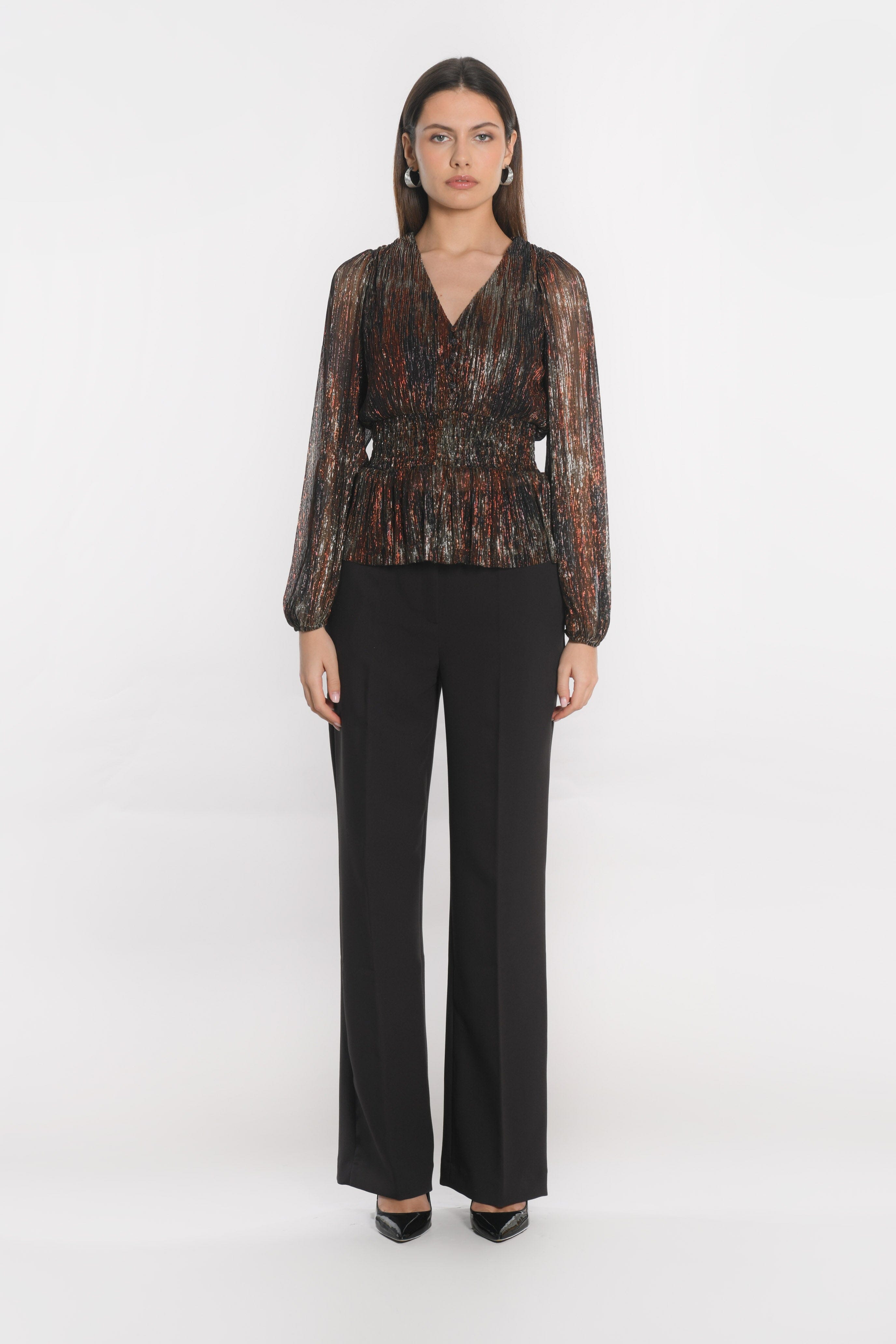TOP - JANET - MULTI GOLD TOP NEW KOOKAI Mode Kookai