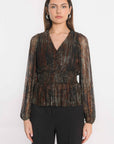 TOP - JANET - MULTI GOLD TOP NEW KOOKAI Mode Kookai