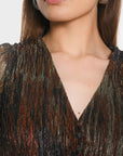 TOP - JANET - MULTI GOLD TOP NEW KOOKAI Mode Kookai