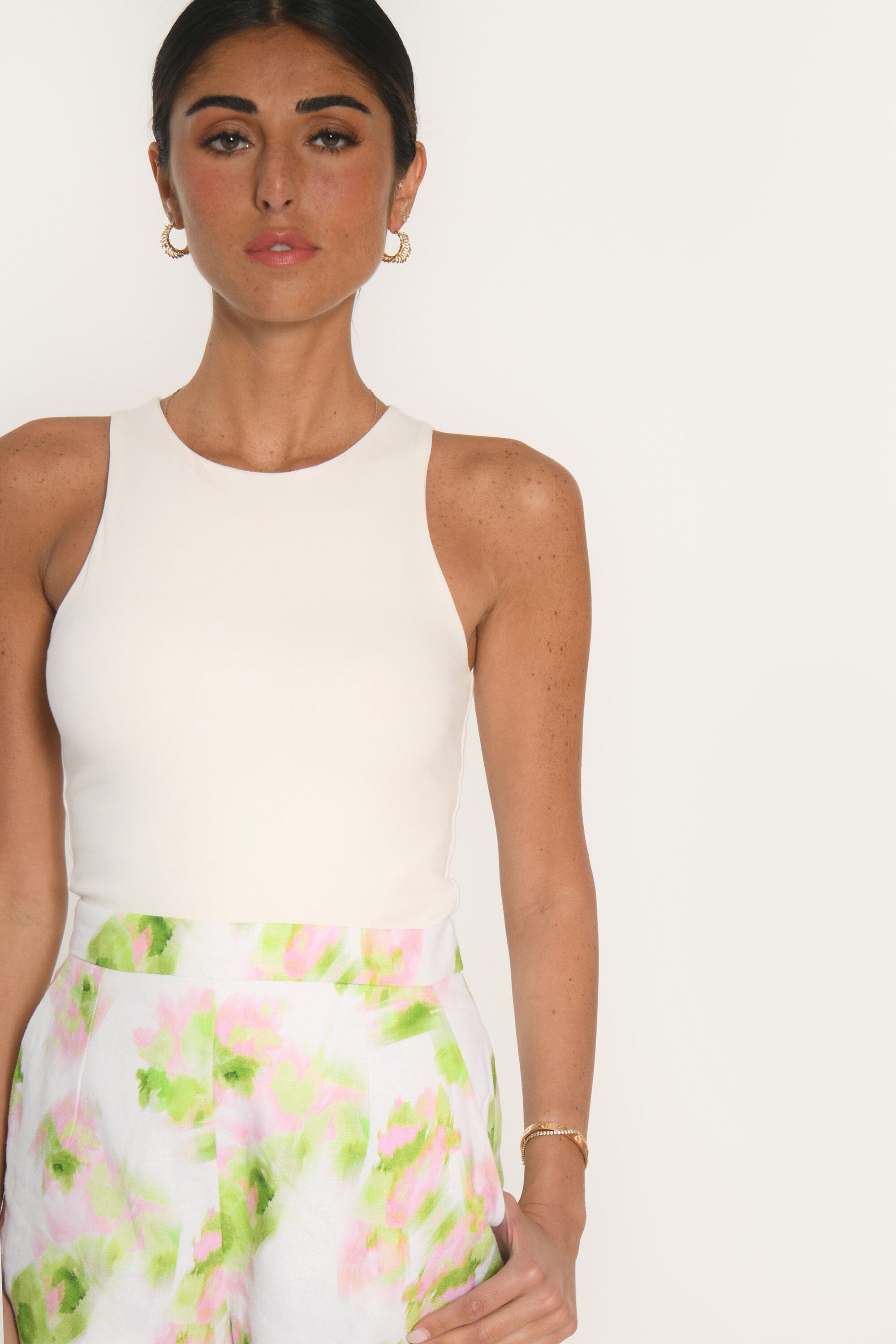 TOP - JULIETTE - ECRU TEE SHIRT KOOKAI Mode Kookai