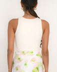 TOP - JULIETTE - ECRU TEE SHIRT KOOKAI Mode Kookai