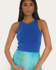 TOP - JULIETTE - INDIGO TEE SHIRT KOOKAI Mode Kookai