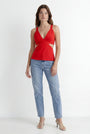 TOP LACE - CANDY - ROUGE TOP NEW KOOKAI Mode Kookai