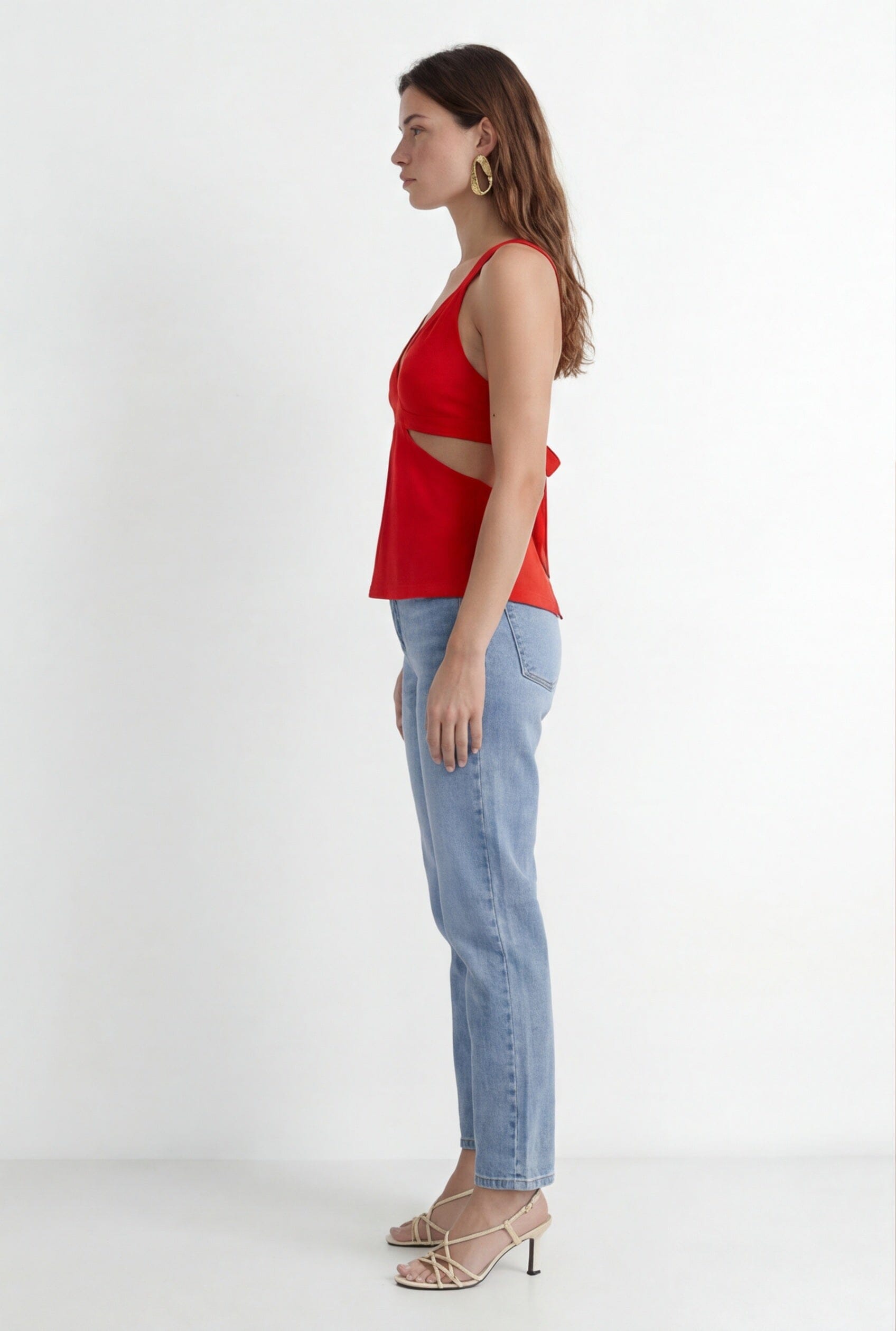 TOP LACE - CANDY - ROUGE TOP NEW KOOKAI Mode Kookai