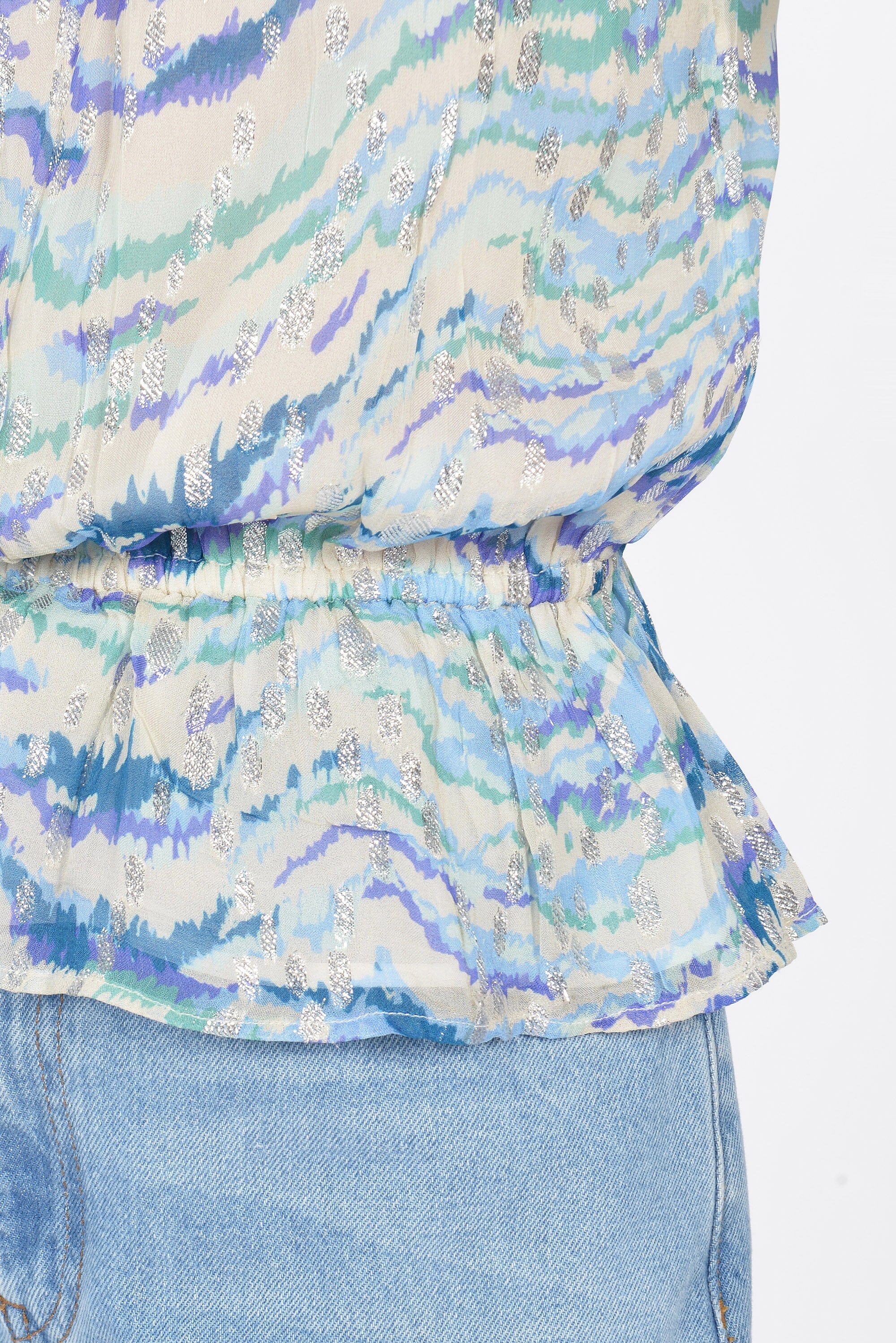 TOP LEANDRA BLEU TOP KOOKAI Mode Kookai