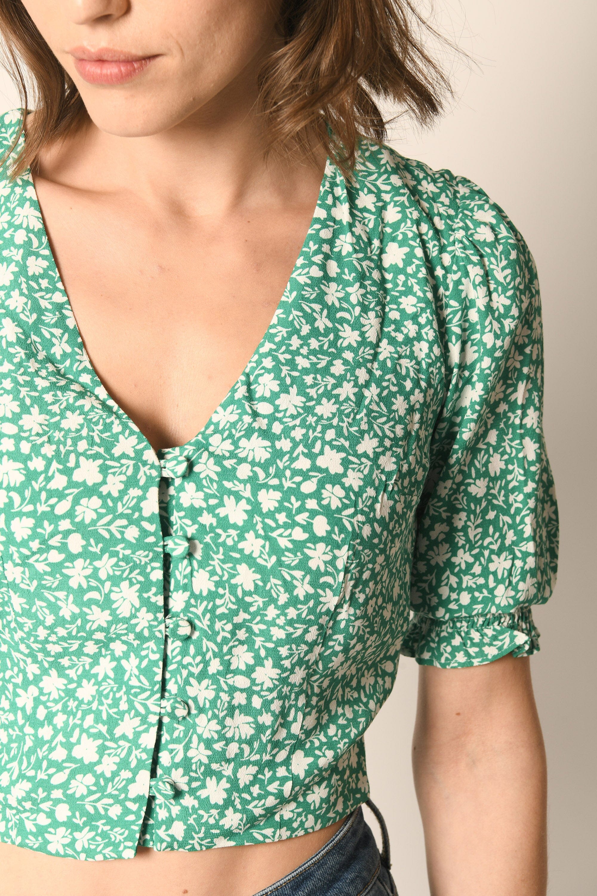 TOP LIBERTY - VERT - AURELE TOP NEW KOOKAI Mode Kookai