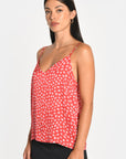 TOP LILY FLEURS LIBERTY ROUGE TOP NEW KOOKAI Mode Kookai
