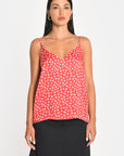 TOP LILY FLEURS LIBERTY ROUGE TOP NEW KOOKAI Mode Kookai