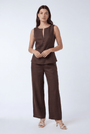 TOP LIN - CHELSEA - CHOCOLAT TOP NEW KOOKAI Mode Kookai