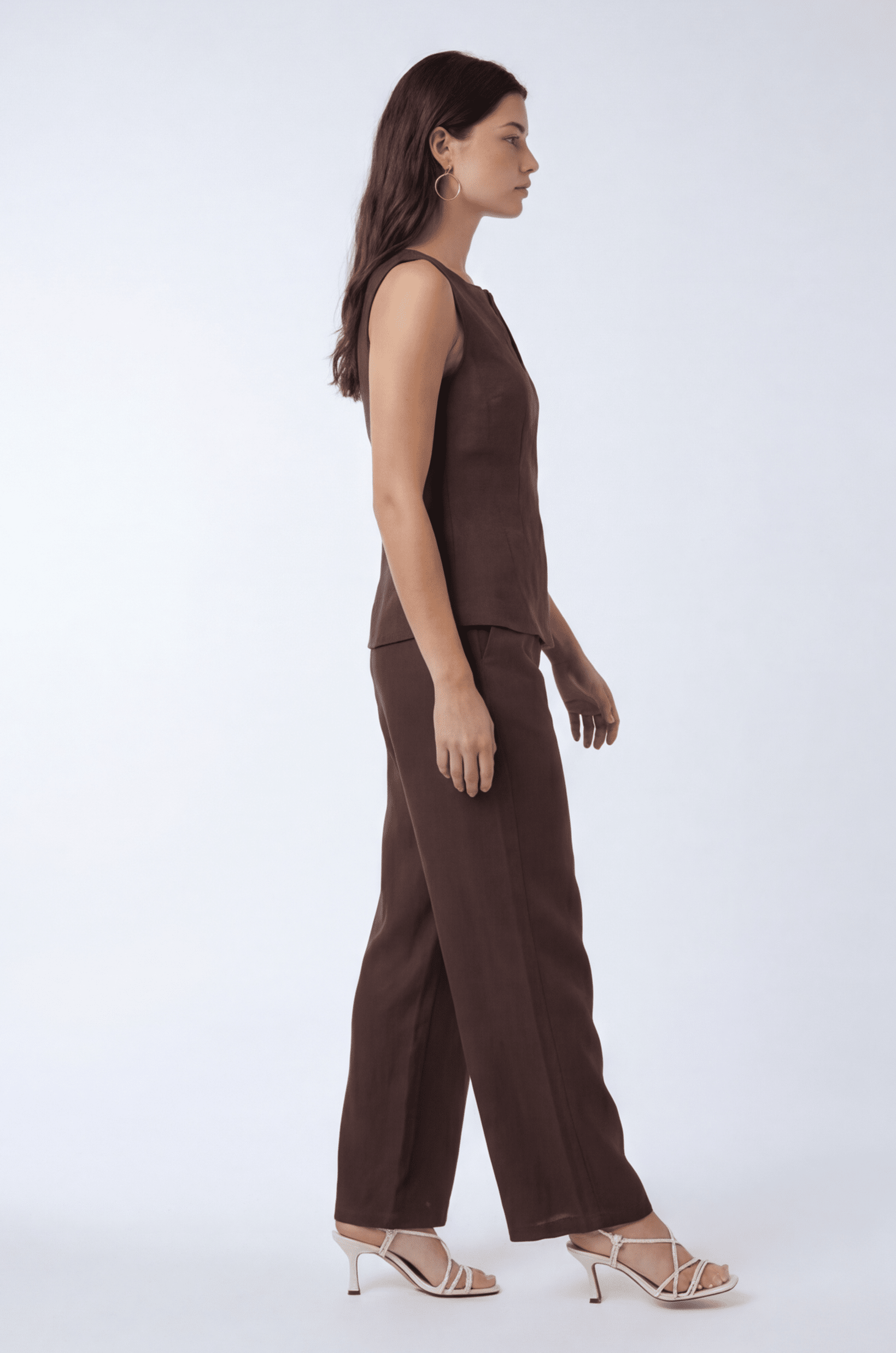 TOP LIN - CHELSEA - CHOCOLAT TOP NEW KOOKAI Mode Kookai