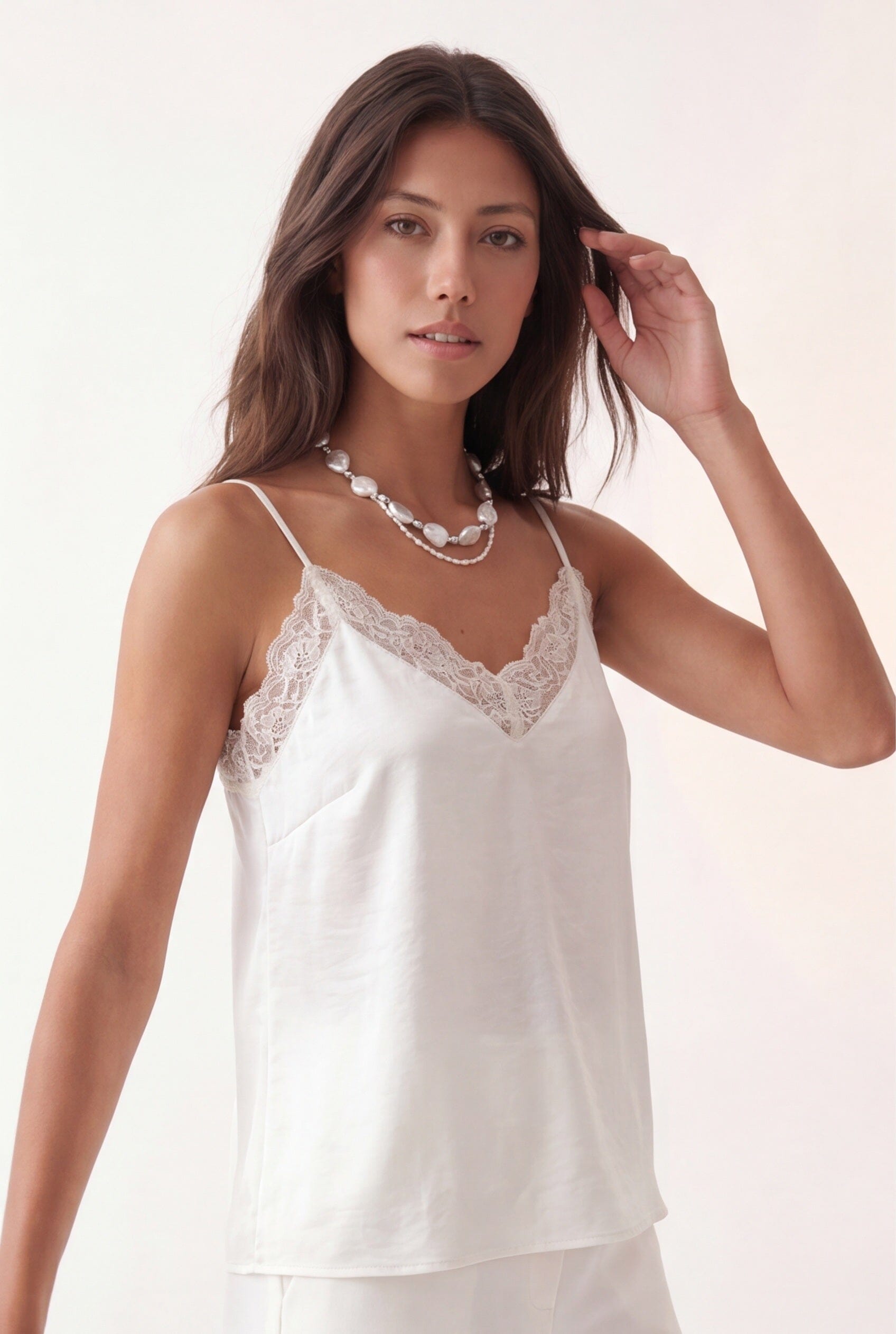 TOP LINGERIE - COSY - ECRU TOP NEW KOOKAI Mode Kookai