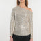 TOP MANCHES LONGUES - JAY - SILVER/GOLD TOP NEW KOOKAI Mode Kookai