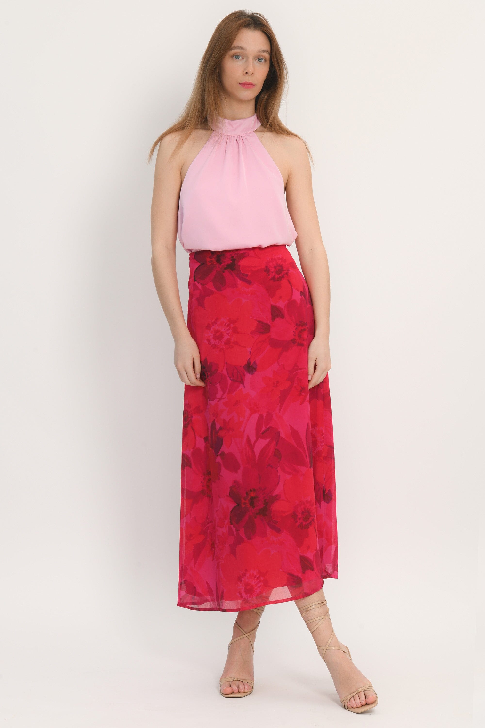 TOP NOEUD - ALLEGRA - ROSE CLAIR TOP NEW KOOKAI Mode Kookai