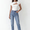TOP NOEUD - CHARLENE - CELADON TEE SHIRT NEW KOOKAI Mode Kookai