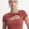 TOP NOEUD - CHARLENE - CELADON TEE SHIRT NEW KOOKAI Mode Kookai