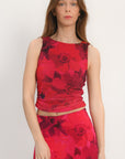 TOP RESILLE - ADRIANA - FUSCHIA TOP NEW KOOKAI Mode Kookai