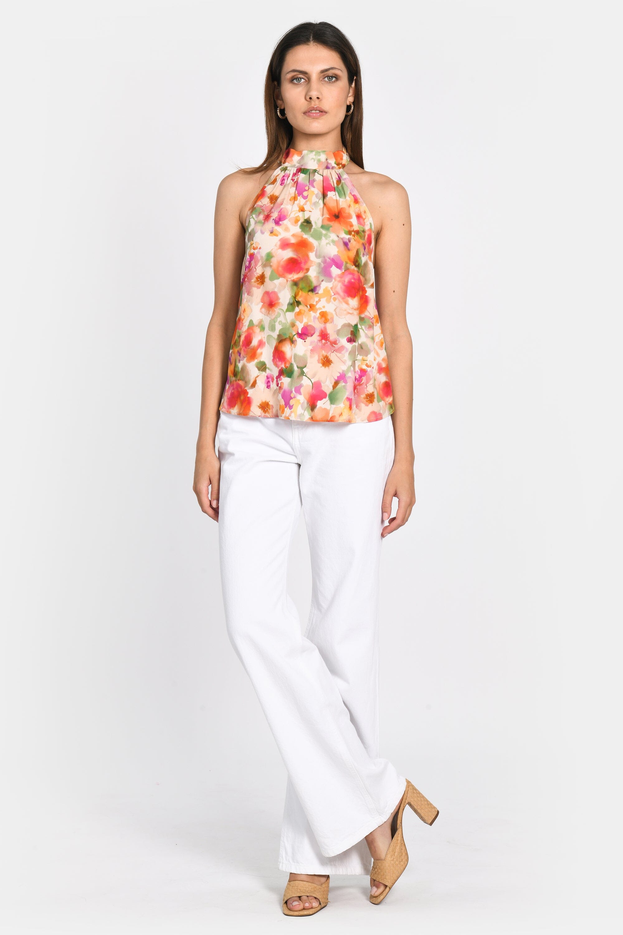 TOP SOPHIE FLORAL MULTICO TOP NEW KOOKAI Mode Kookai