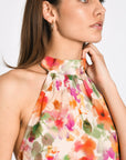 TOP SOPHIE FLORAL MULTICO TOP NEW KOOKAI Mode Kookai