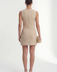 TOP TWEED - CATALINA - BEIGE TOP NEW KOOKAI Mode Kookai