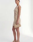 TOP TWEED - CATALINA - BEIGE TOP NEW KOOKAI Mode Kookai