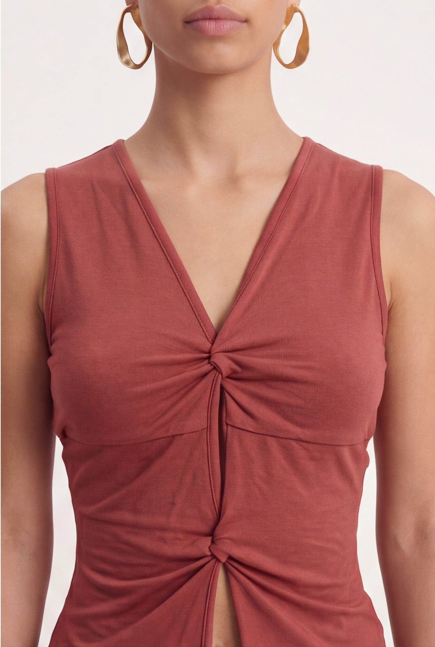 TOP TWISTE - CHARLENE - SANGRIA TEE SHIRT NEW KOOKAI Mode Kookai