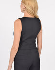 TOP VESTON KOBE Black CHEMISIER KOOKAI Mode Kookai