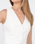 TOP VESTON KOBE NATURAL WHITE CHEMISIER KOOKAI Mode Kookai