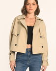 TRENCH COURT - BEIGE - ADAM TRENCH NEW KOOKAI Mode Kookai