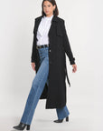TRENCH LONG ASHER NOIR TRENCH NEW KOOKAI Mode Kookai