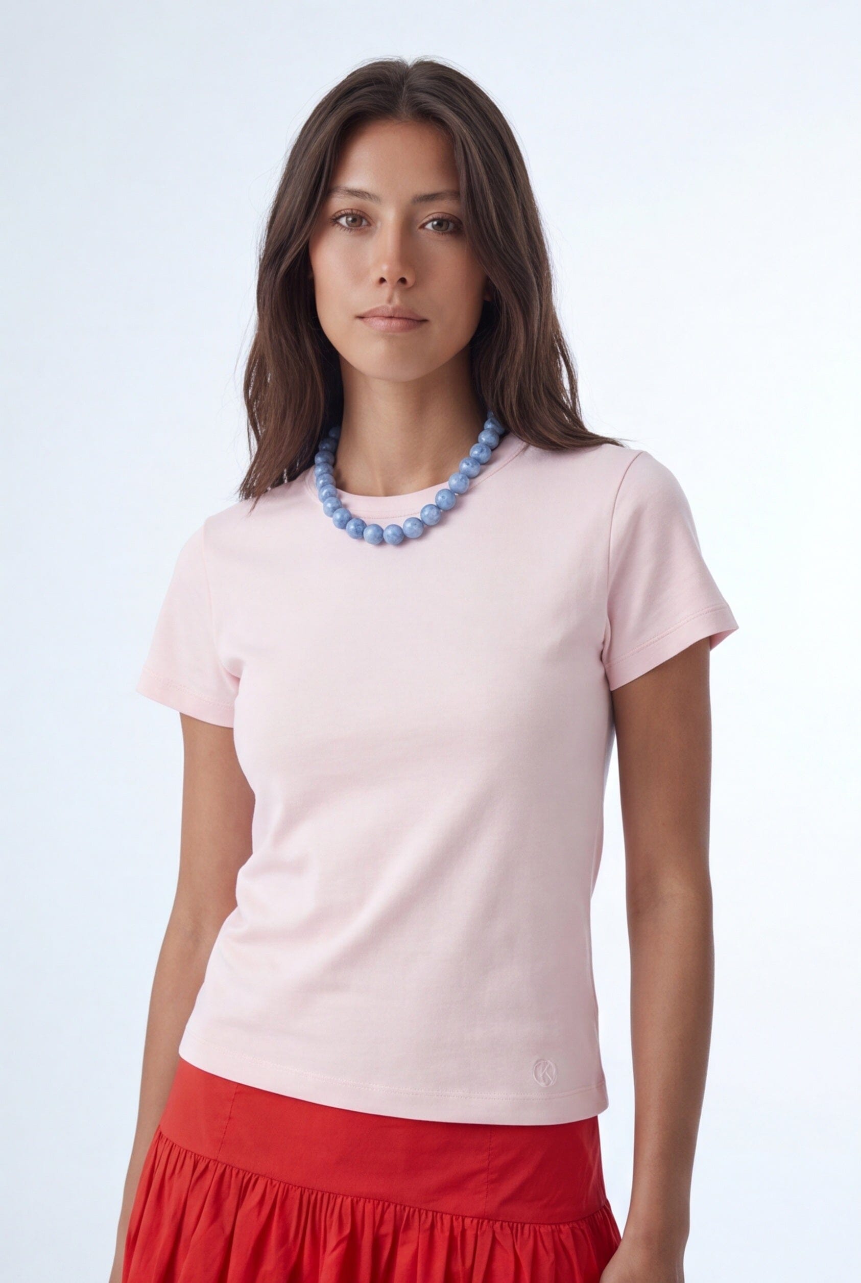 TSHIRT SLIM - CODY - ROSE TEE SHIRT NEW KOOKAI Mode Kookai