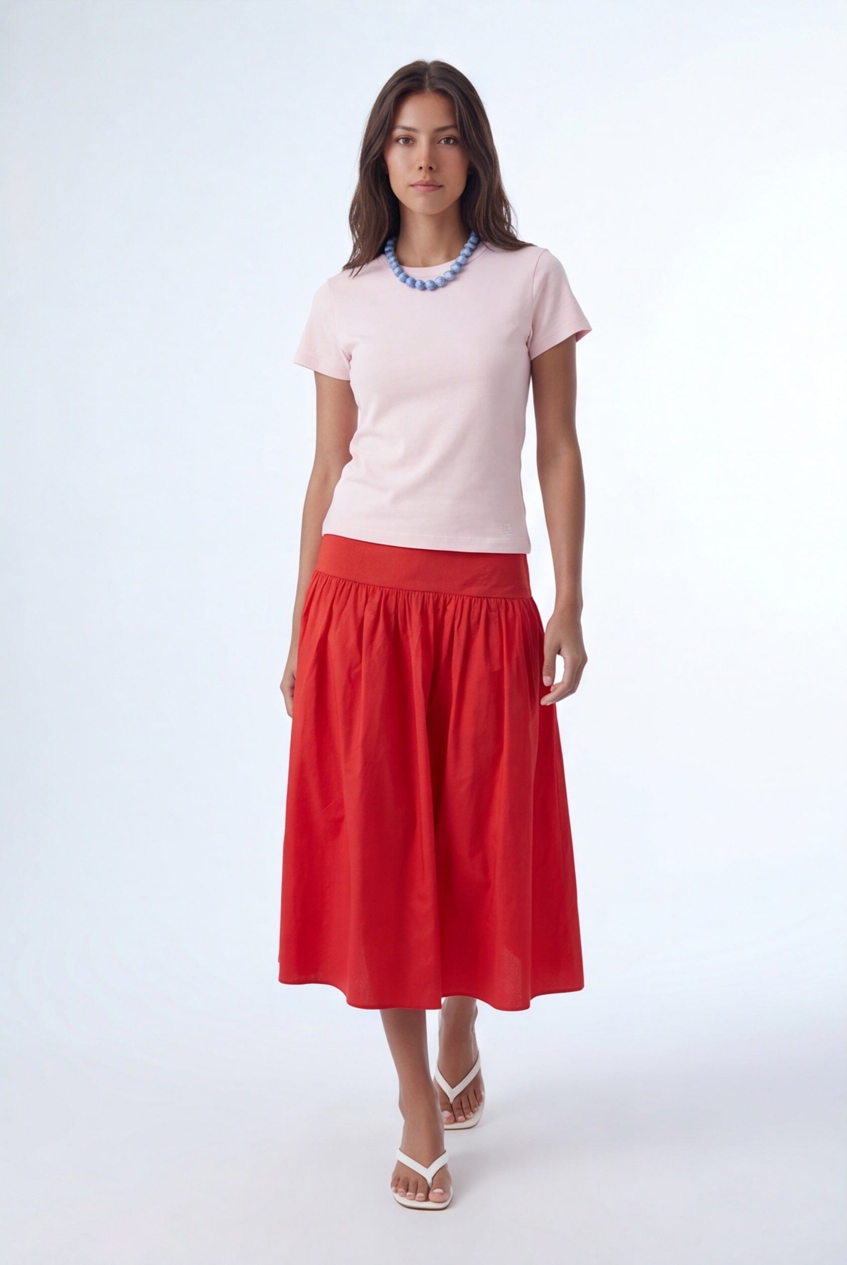 TSHIRT SLIM - CODY - ROSE TEE SHIRT NEW KOOKAI Mode Kookai