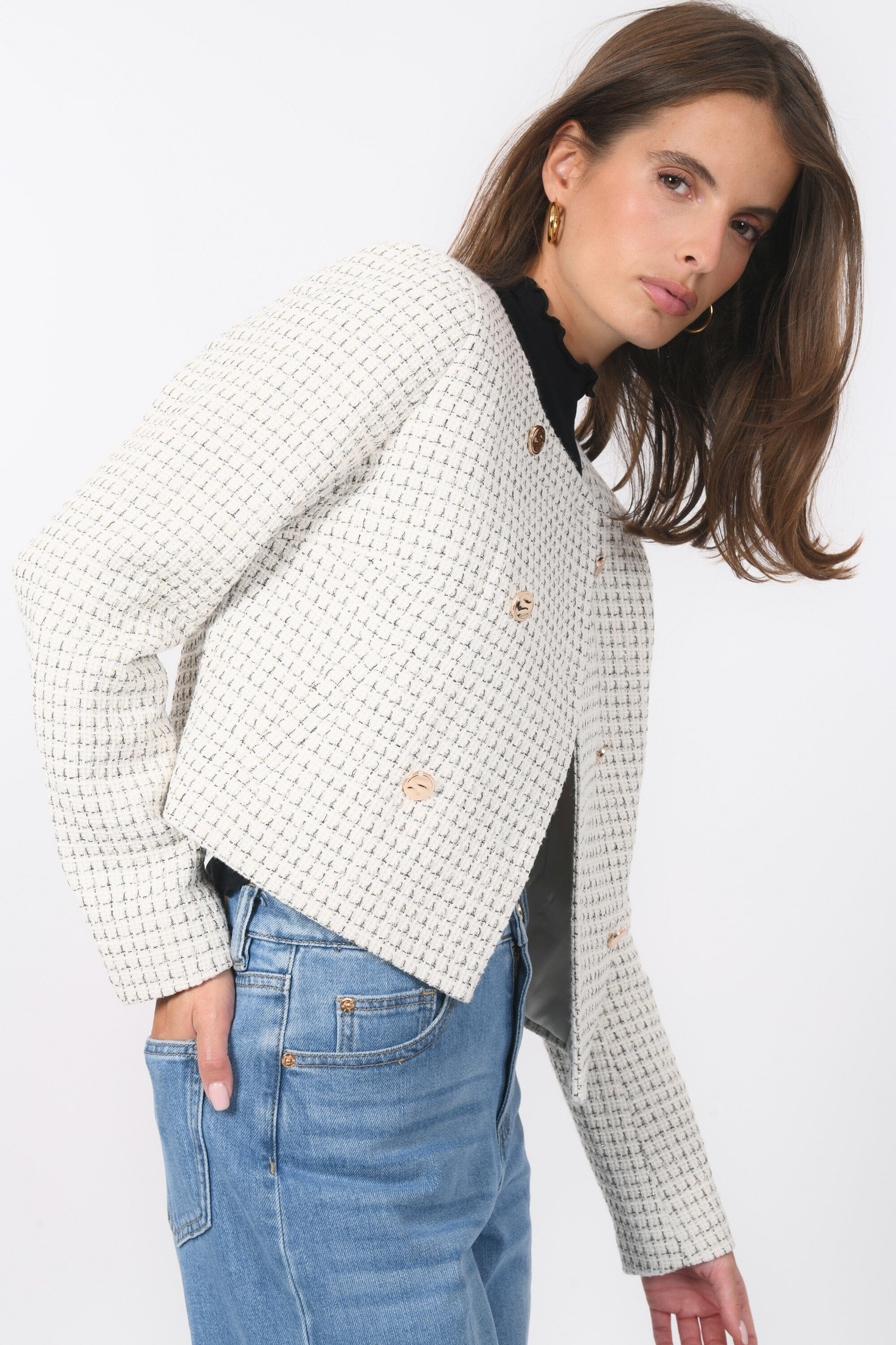 VESTE - BAIONA - ECRU VESTE NEW KOOKAI Mode Kookai