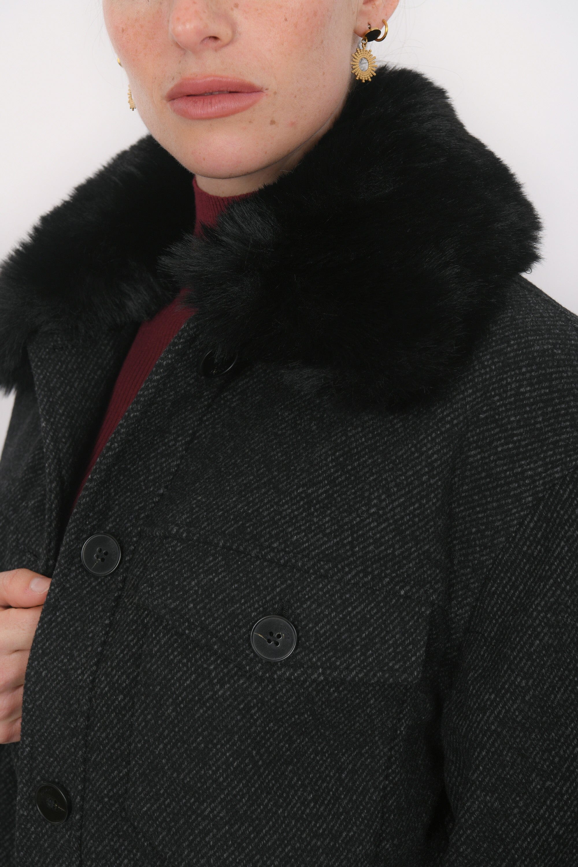 VESTE - BLONDIE - ANTHRACITE VESTE NEW KOOKAI Mode Kookai