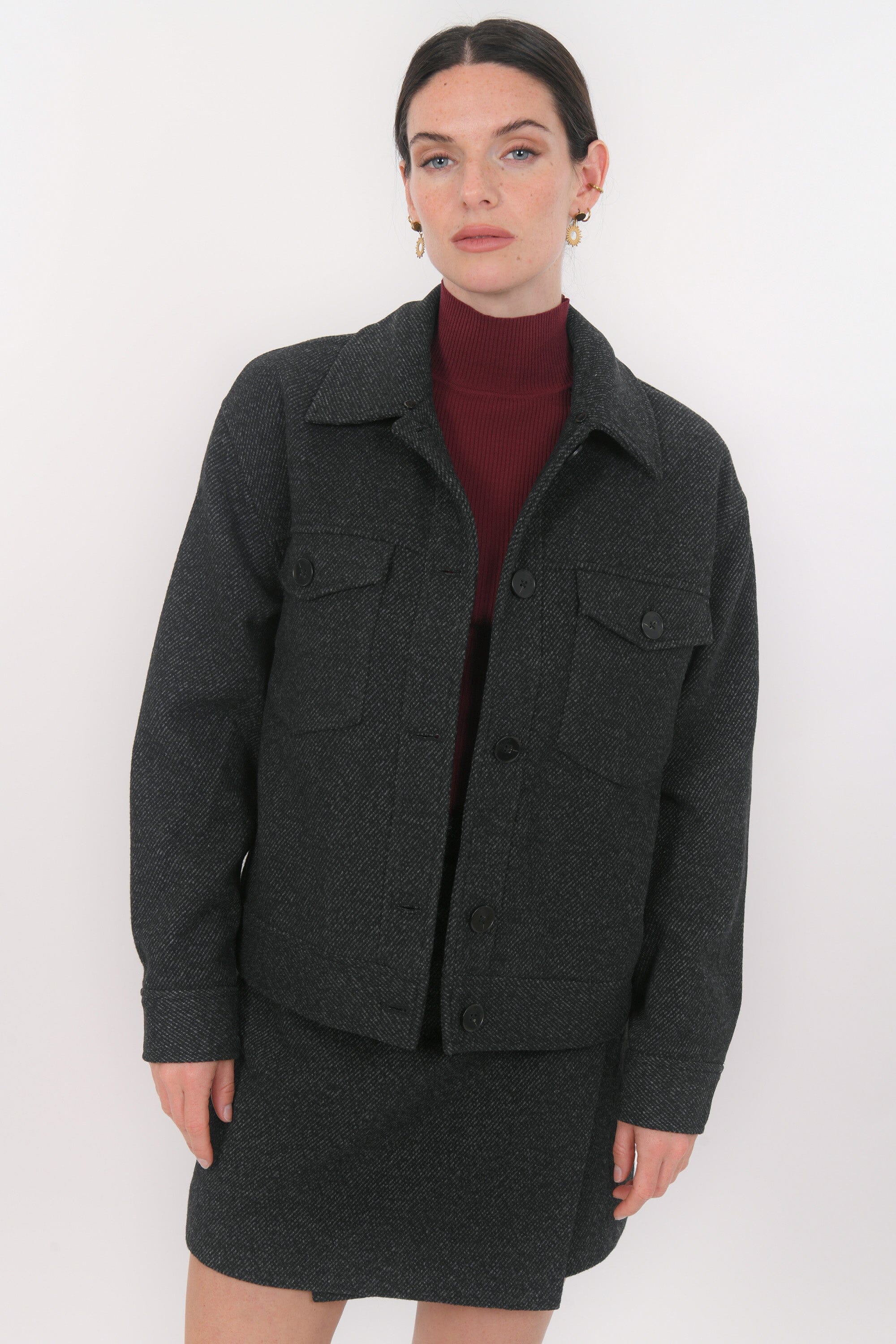 VESTE - BLONDIE - ANTHRACITE VESTE NEW KOOKAI Mode Kookai