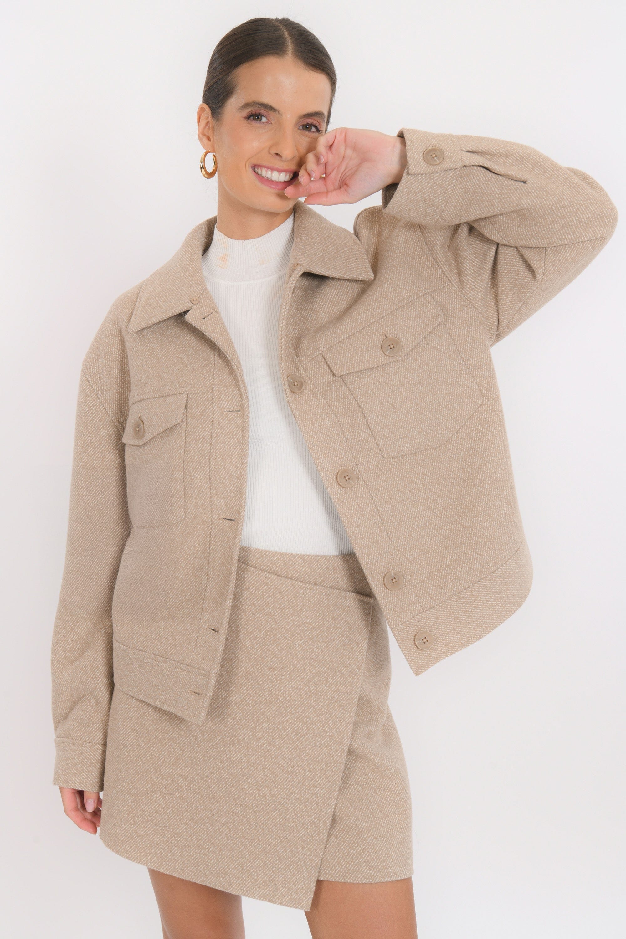 VESTE - BLONDIE - CAMEL VESTE NEW KOOKAI Mode Kookai